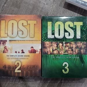 LOST dvds of season 2 & 3